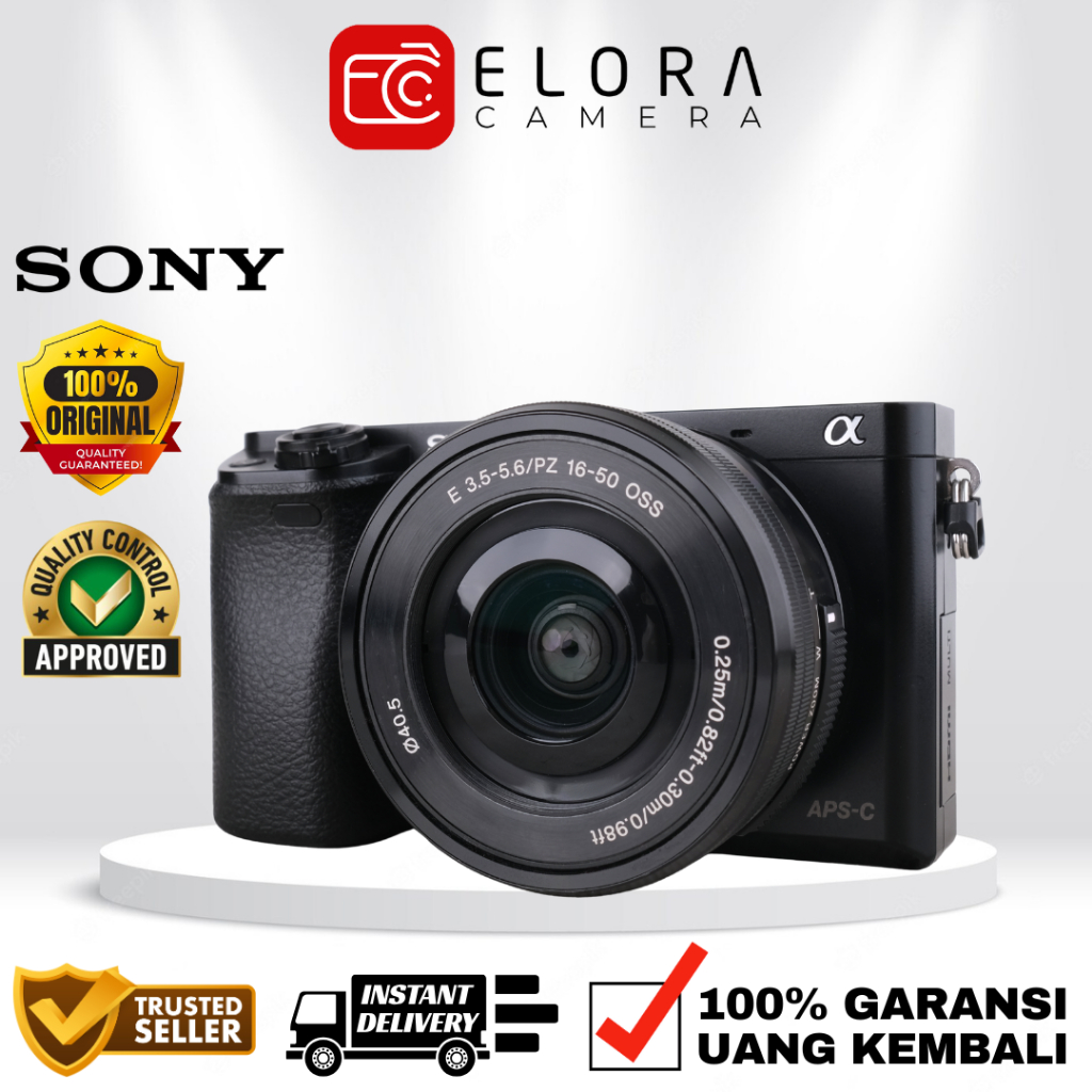 Sony Alpha A6000 Kit 16-50mm / Kamera Mirrorless Sony A6000 Body Only / Sony A 6000 Kit BO