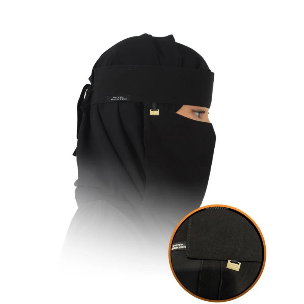 NIQAB PONI BANDUL - BEDOON ESSM ORIGINAL