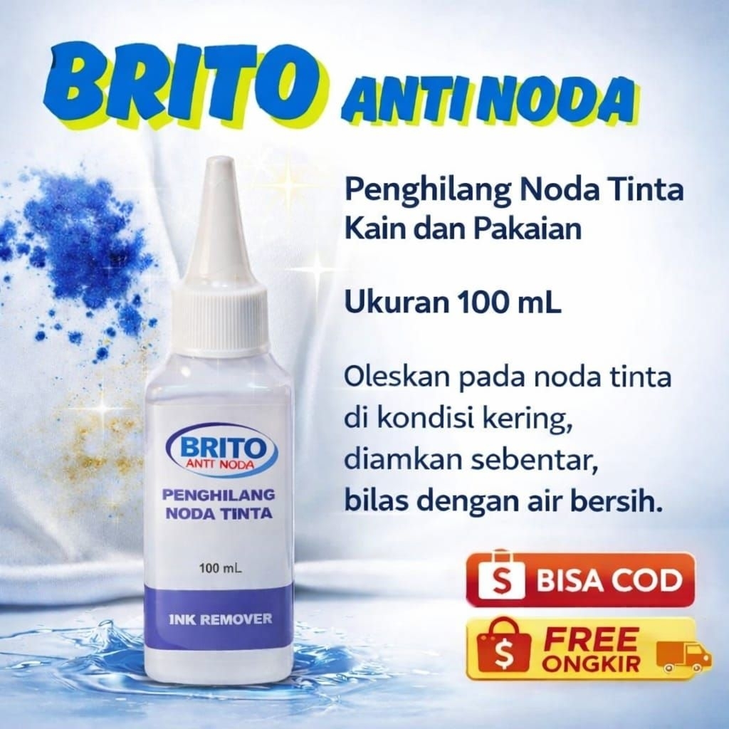 Anti Noda Tinta Penghilang Noda Brito Noda Tinta
