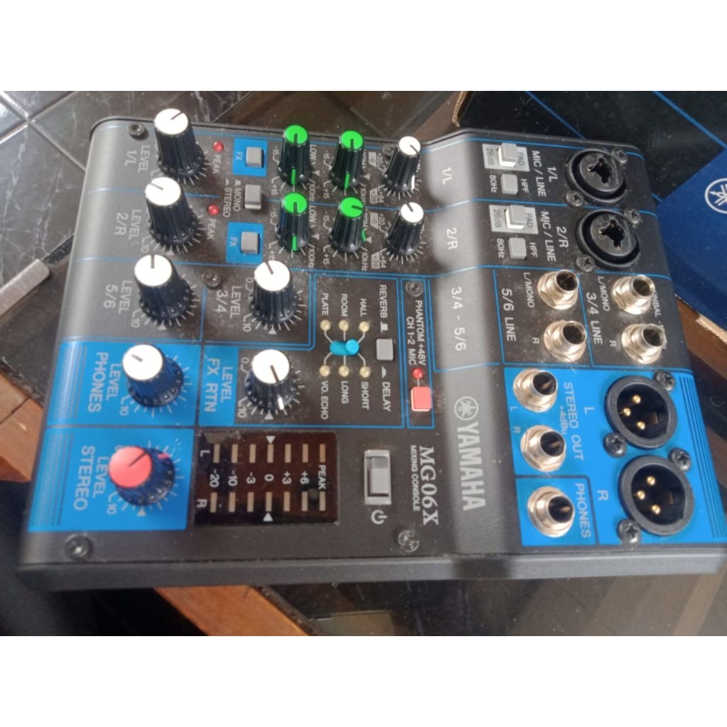 Mixer Yamaha MG 06X Second Original Seperti Baru