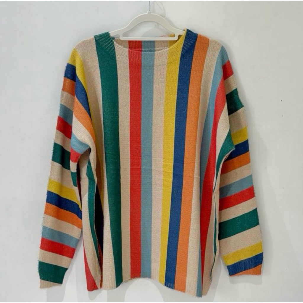 Sweater knit Jumbo wanita ld 140cm