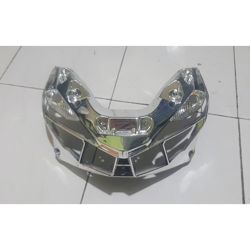 reflektor croom lampu depan honda vario led old 125/150 ori