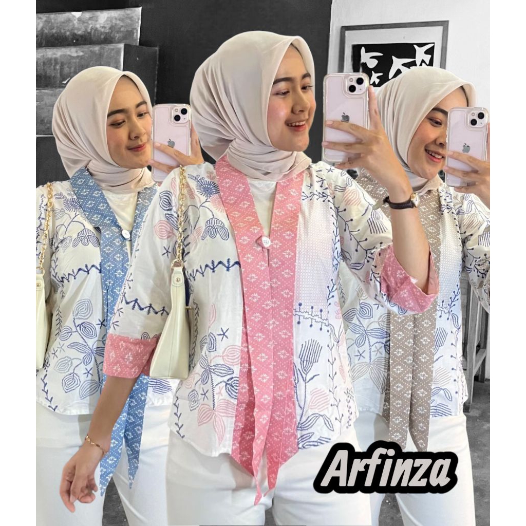 (COD) BLOUSE OUTER//BLOUSE KERJA//BLOUSE KONDANGAN//BLOUSE OUTER KANCING 1//OUTER BATIK