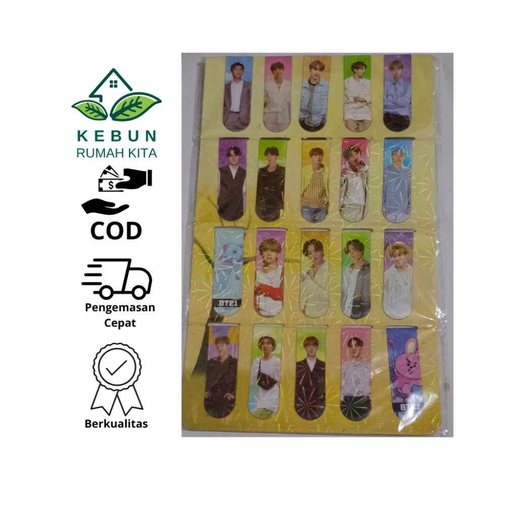 Pembatas Buku Magnetic