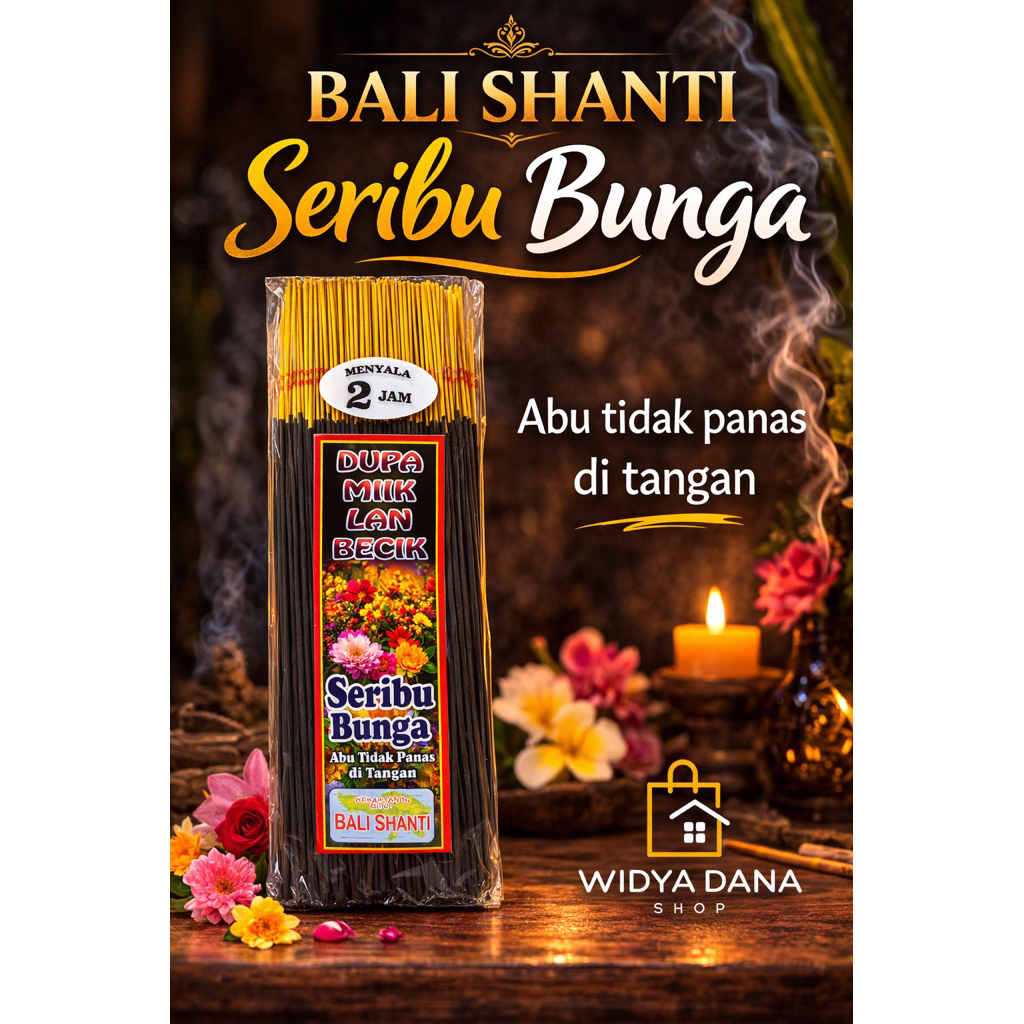 Dupa BALI SHANTI pepel 2jam - SERIBU BUNGA