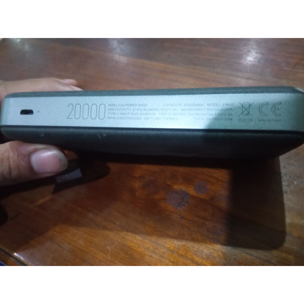 Powerbank Kiip Wireless ew40 20000 mAh