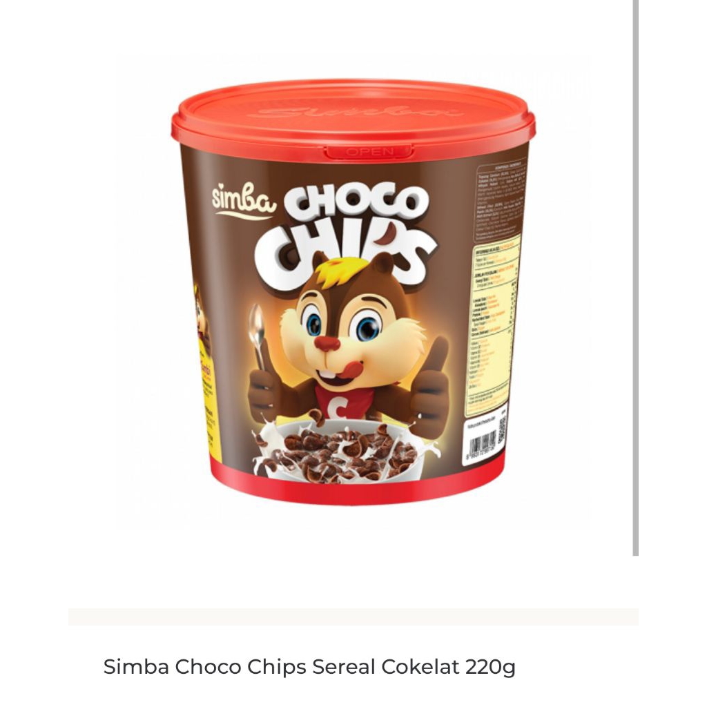 Simba choco chips / simba crackers / simba sereal / parcel lebaran / hampers / choco chips