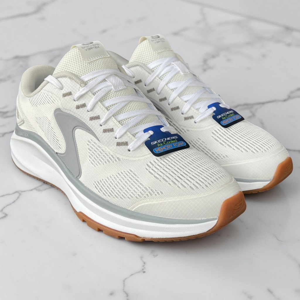 Sepatu Sneaker Pria Skechers Tali Aktif ORIGINAL Ringan Nyaman Jalan Olahraga Santai