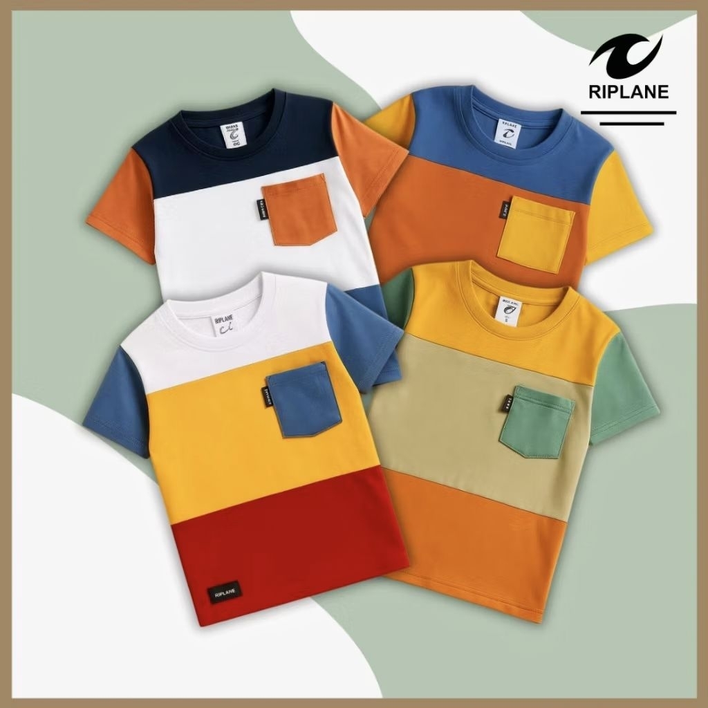 RIPLANE CLOTHING Kaos Distro Anak Katun Combed 30S