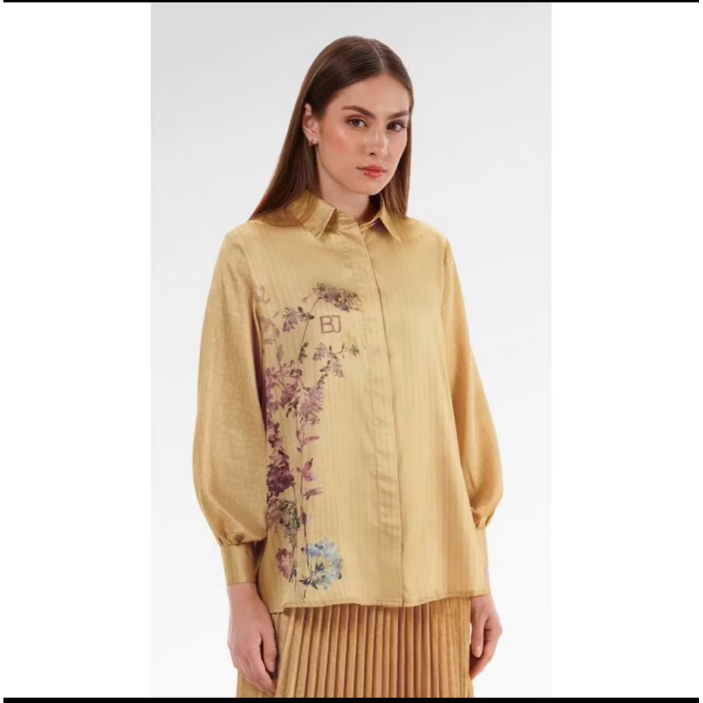 READY NEW BENANG JARUM VIOLA BASIC SHIRT SIZE S