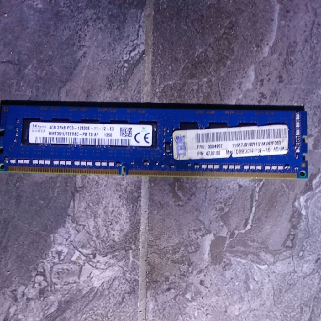 Ram.pc DDR3 4GB merek campur 12800U/12800E