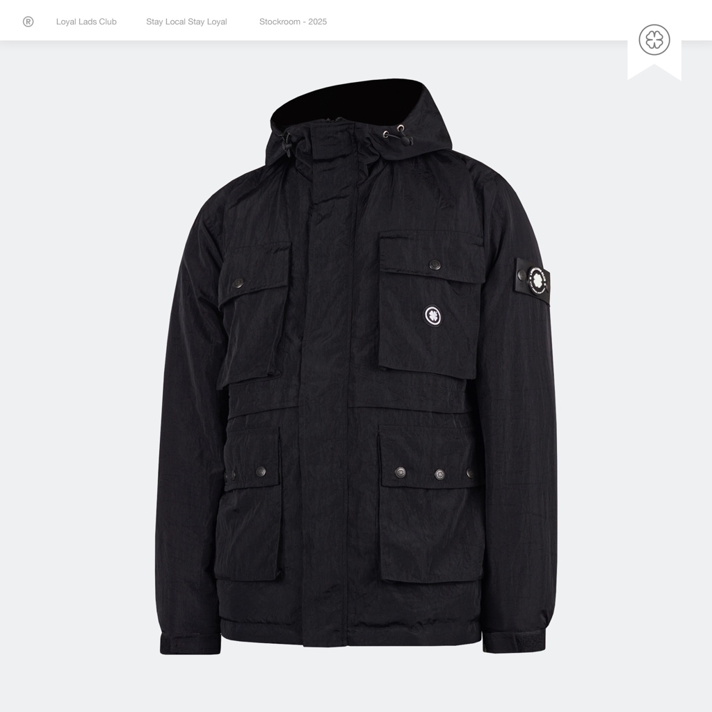 LOYAL LADS CLUB | Parka - Military Black