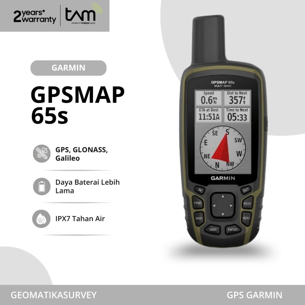 Gps Garmin 65s Baru Original / Gps Garmin 65s Baru