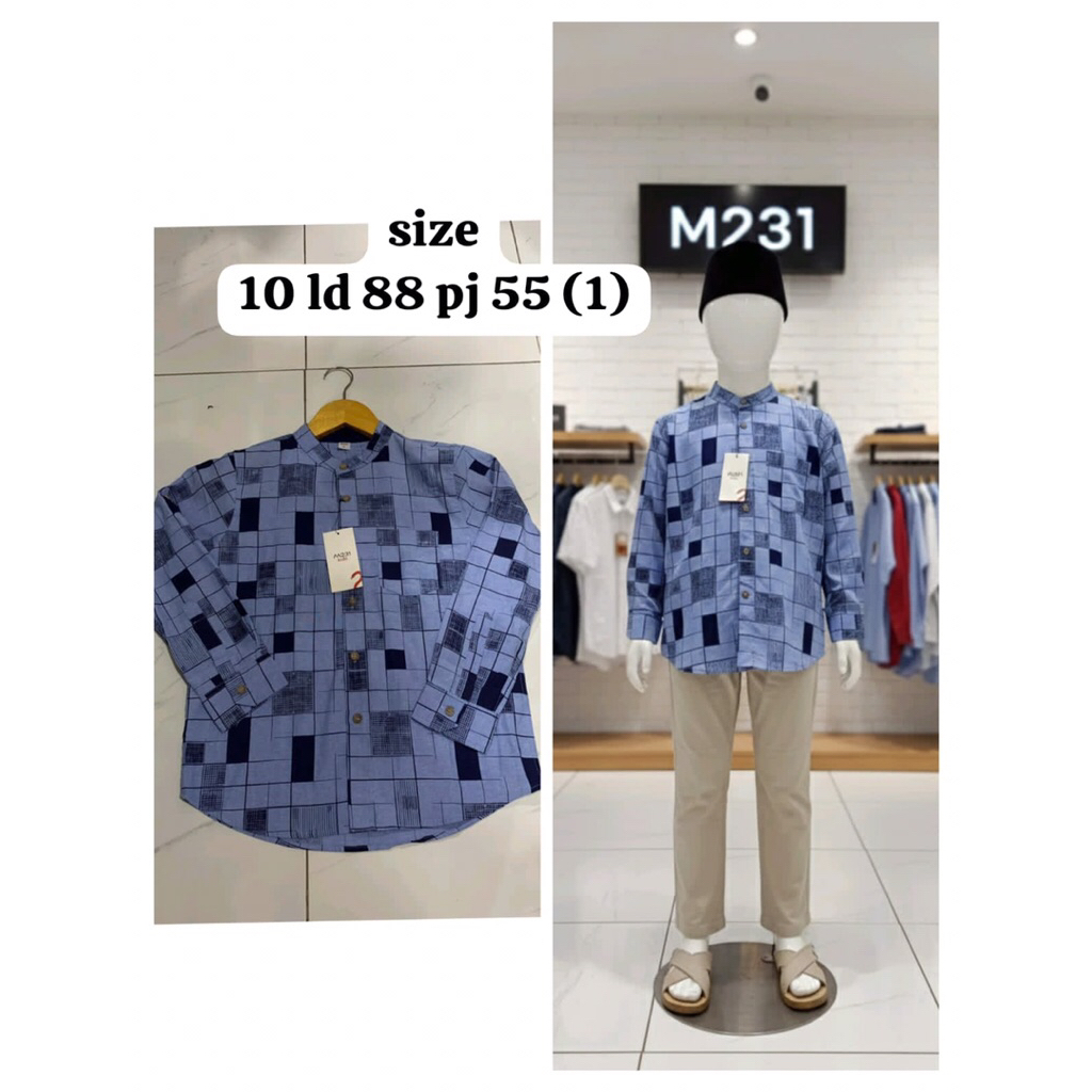 KEMKO M231 KIDS KEMEJA DAN KOKO ANAK