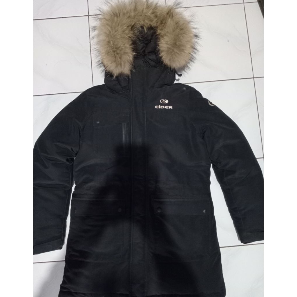 jaket puffer bulu angsa eider second