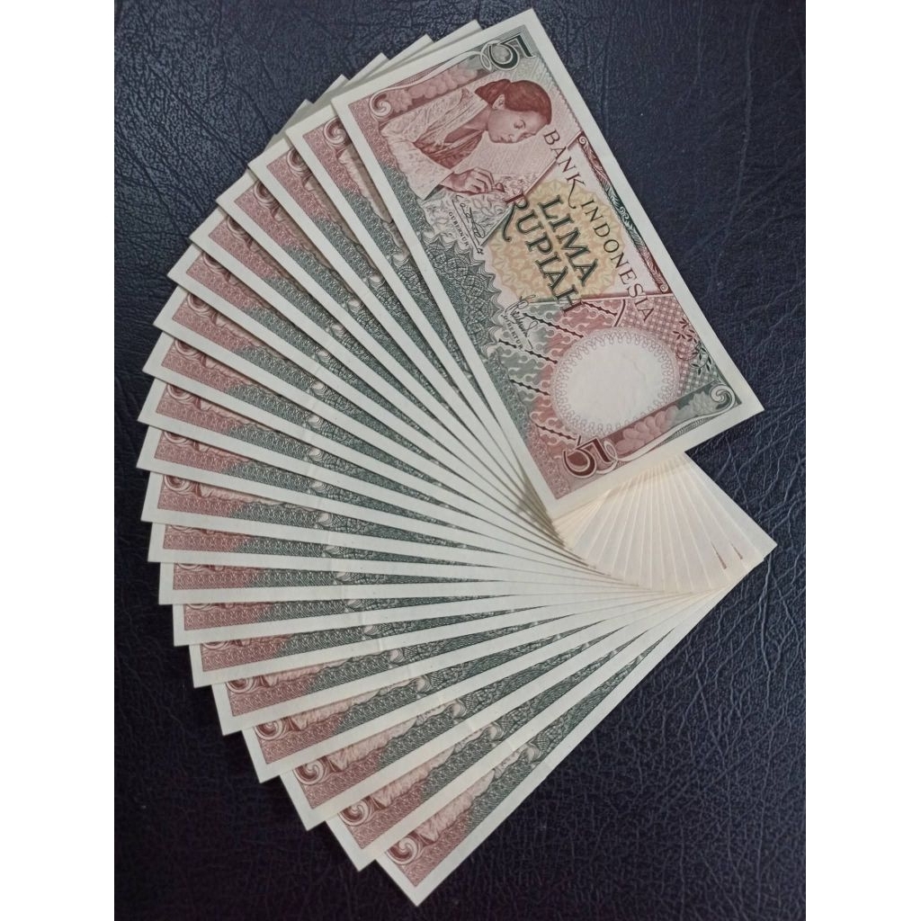Uang kuno seri pekerja 5 rupiah