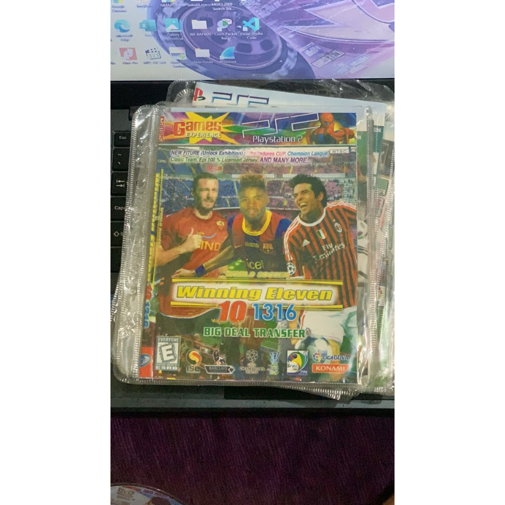 Kaset PS2 Baru Kopian Pabrik Winning Eleven 10 1316