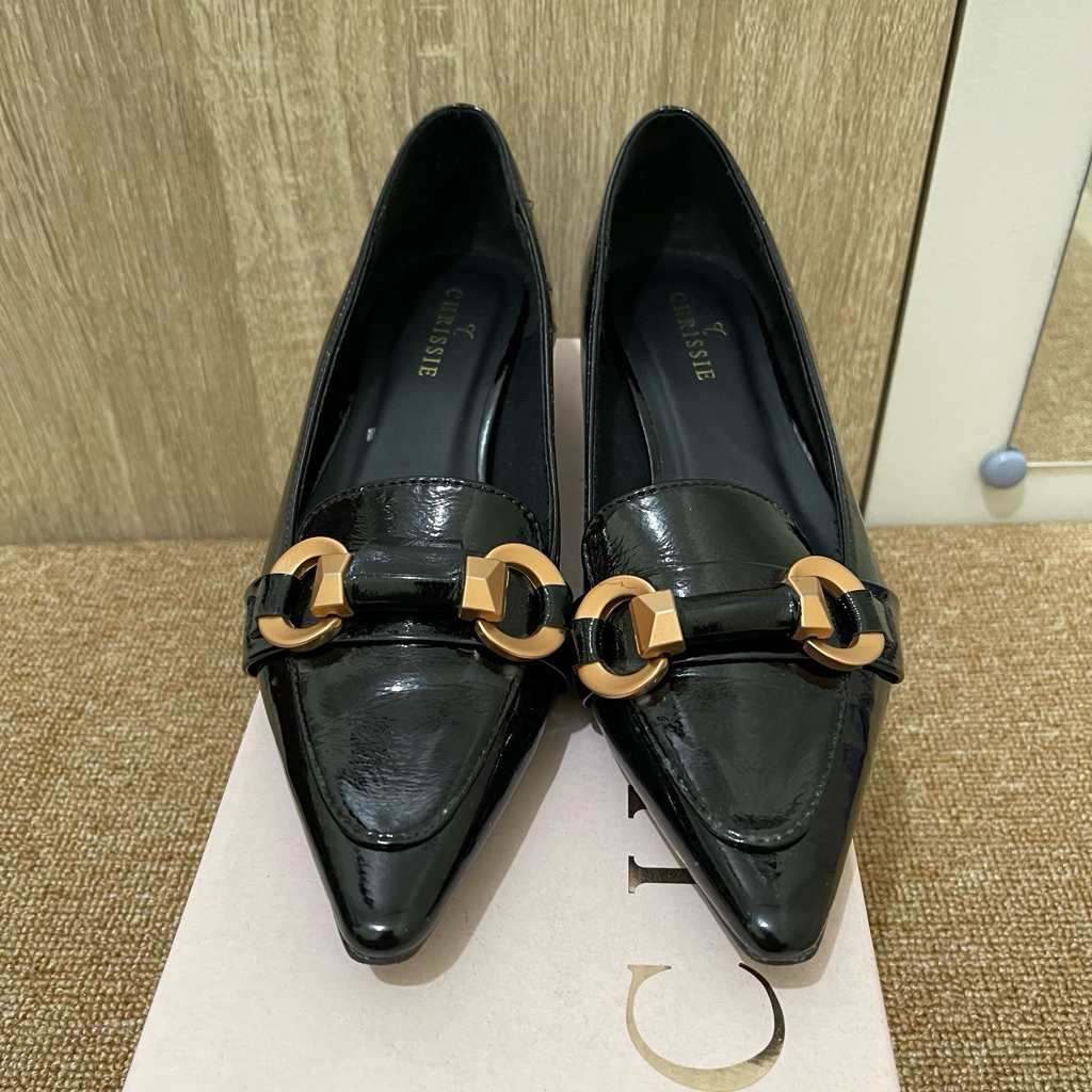 Sepatu Chrissie Pa*less dan Tas Rotan New Bundling