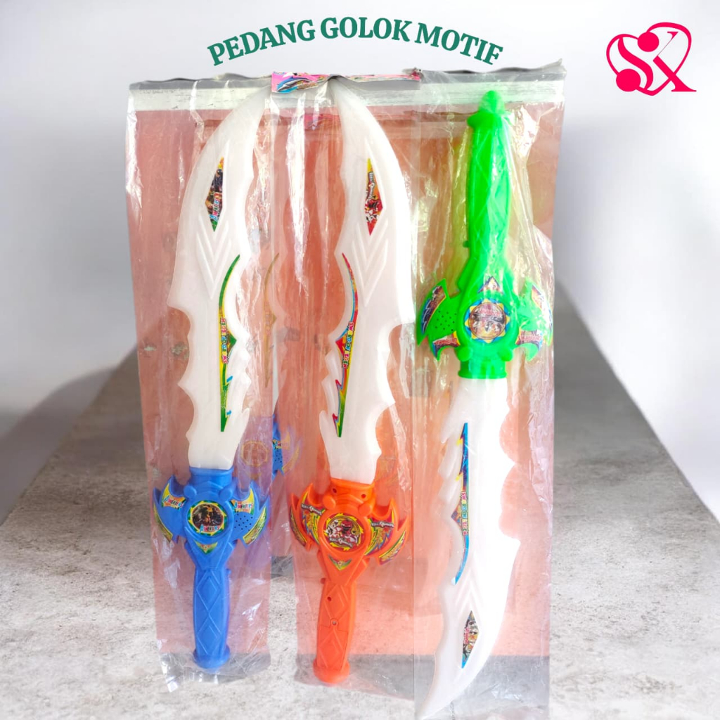 Mainan Anak Ksatria Lampu LED Motif (B572)