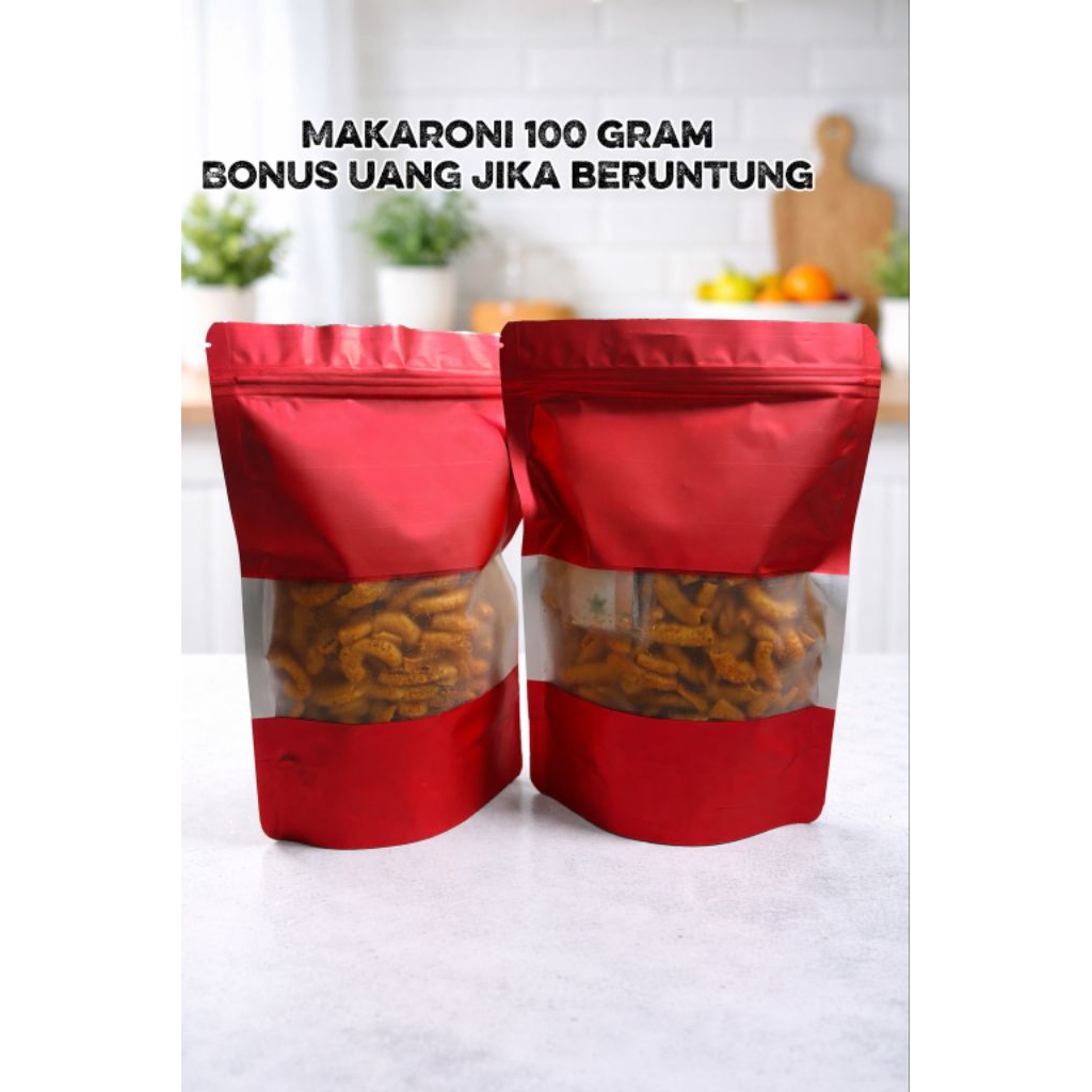 Makaroni Pedas Goreng Berhadiah Uang Tunai Jika Beruntung Kemasan 100gr