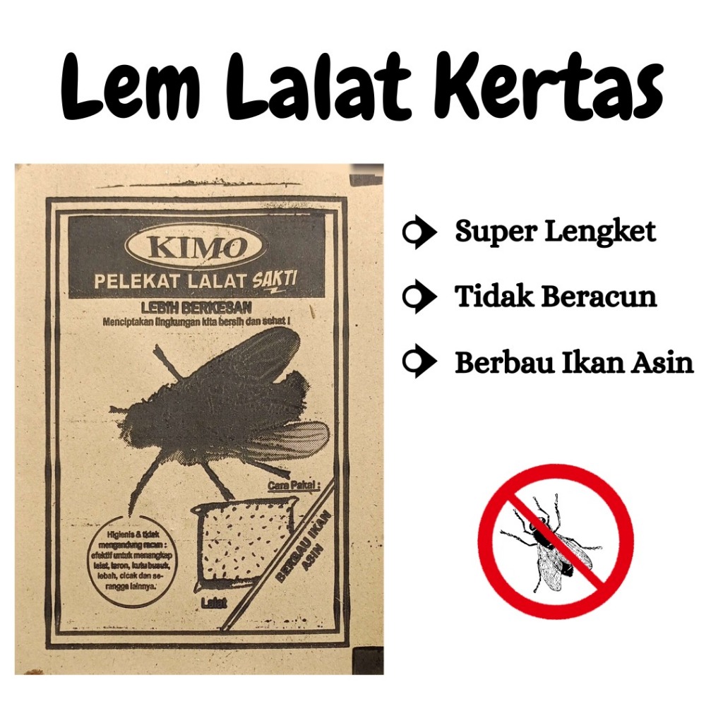LEM LALAT - PEREKAT LALAT - LEM SERANGGA SERBAGUNA