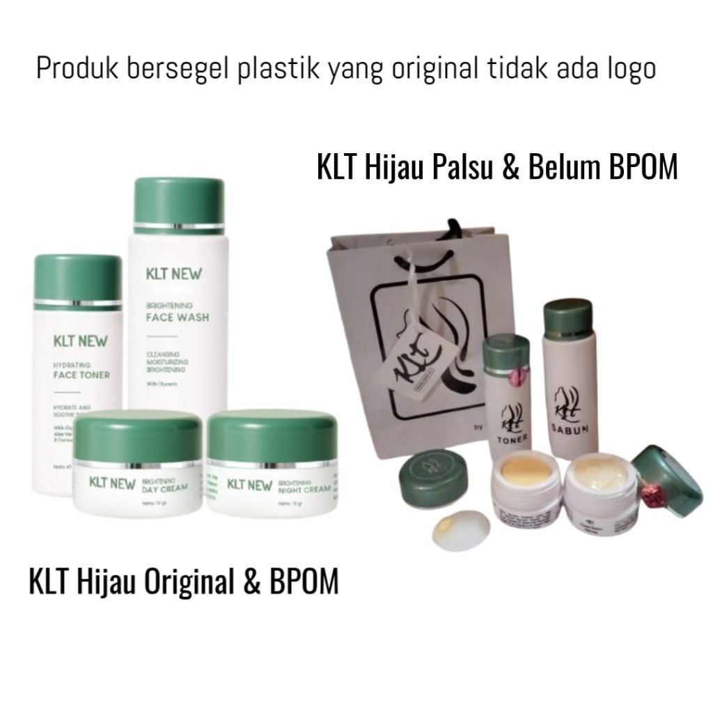 ( KEMASAN BARU ) Paket KLT Hijau Series BPOM / KLT New Hijau