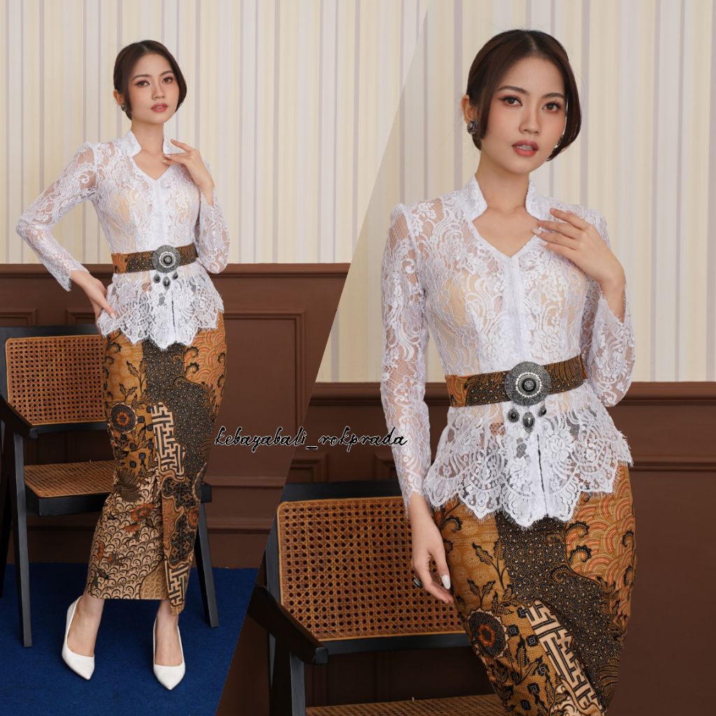 KEBAYA BALI MODERN SANGHAY KEBAYA BALI KARTINI LENGAN PANJANG
