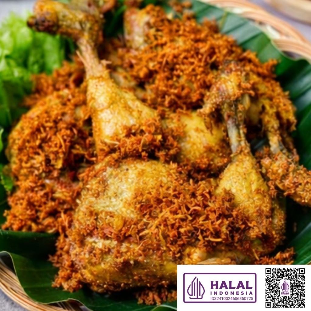 1 Ekor Ayam Ungkep Rempah Serundeng Lengkuas Bonus Sambal Lamongan Asli/ Ayam Ungkep Rempah Serunden