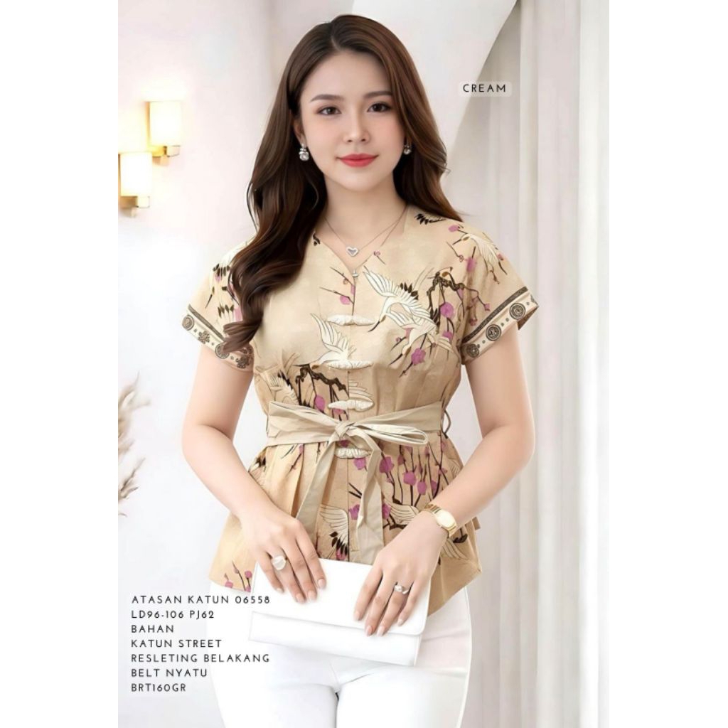 atasan batik cheongsam 06588
