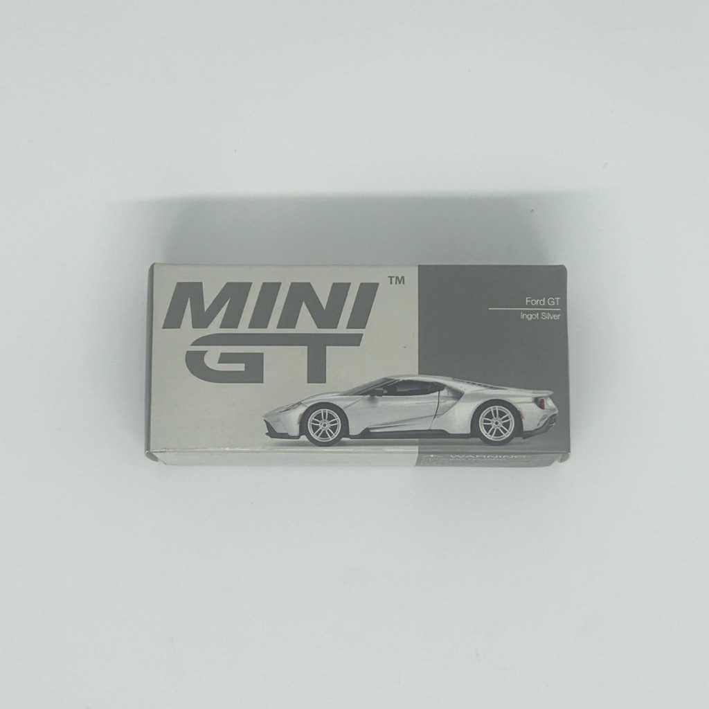 Mini GT Ford GT Ingot Silver Unsealed