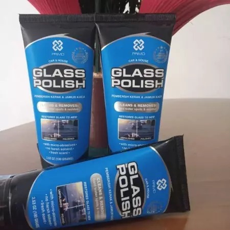 PRIMO GLASS POLISH 100gr PEMBERSIH JAMUR KACA MOBIL DAN RUMAH