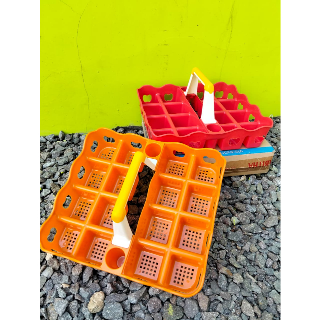 Rak Aqua Gelas Plastik Kapasitas 16 Gelas Tabitha Kicthenware Rak Air Mineral Rak Aqua 16 Lubang