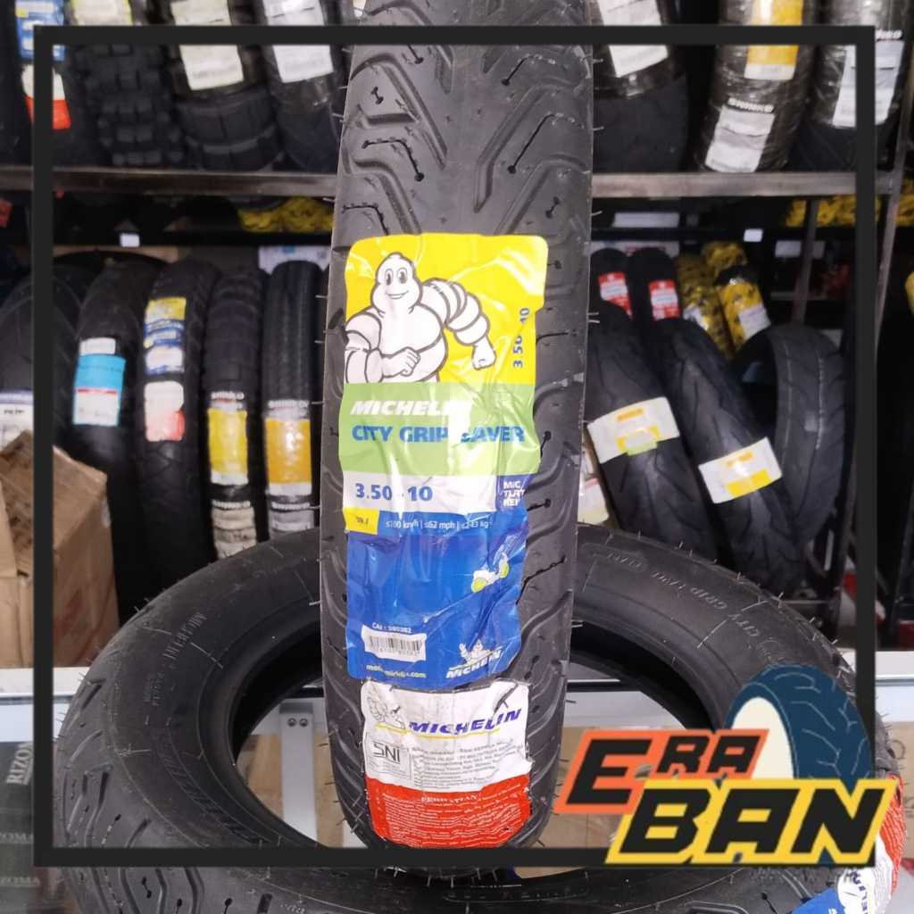 BAN LUAR MICHELIN CITY GRIP SAVER 350 RING 10 TUBELESS VESPA