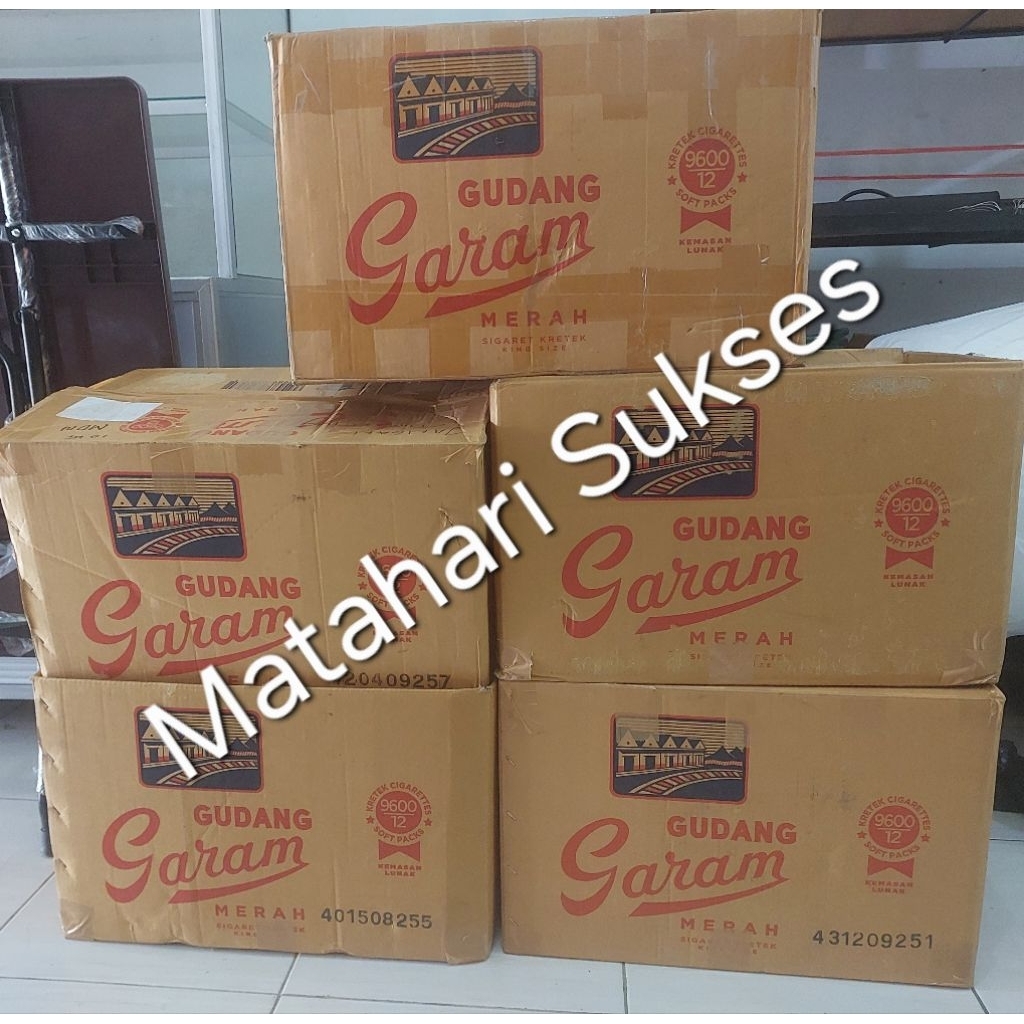 Kardus Bekas Gudang Garam Merah Tebal 55x36x32 cm - Dus Packing Pindahan Murah