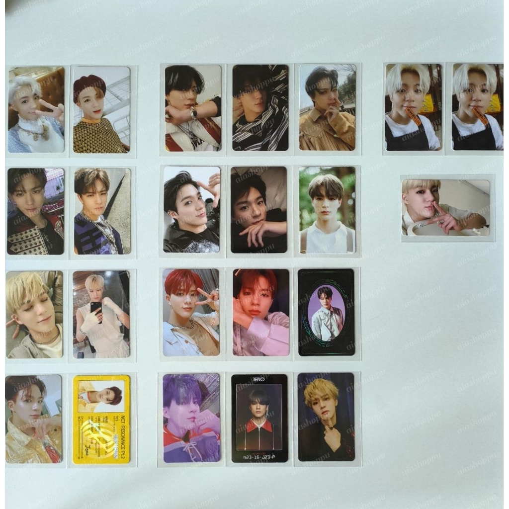 NCT DREAM NCT 2018 NCT 2020 PC JENO PHOTOCARD