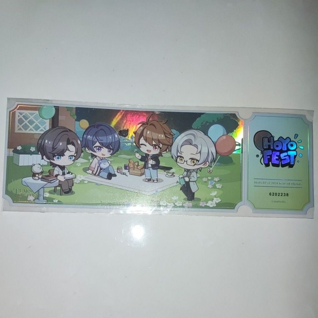 Hoyofest Merch Tears of Themis Hologram Offical