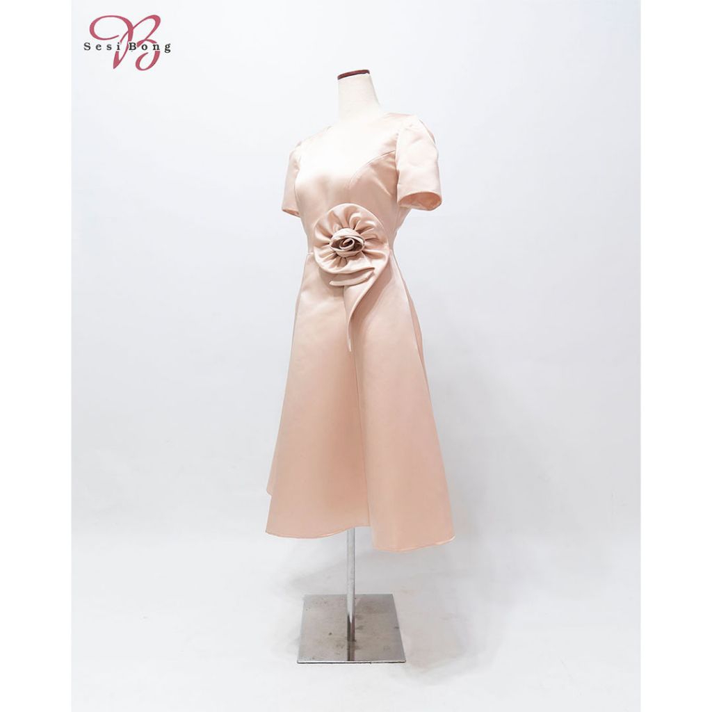 Gaun Pesta 4086 Rose Gold