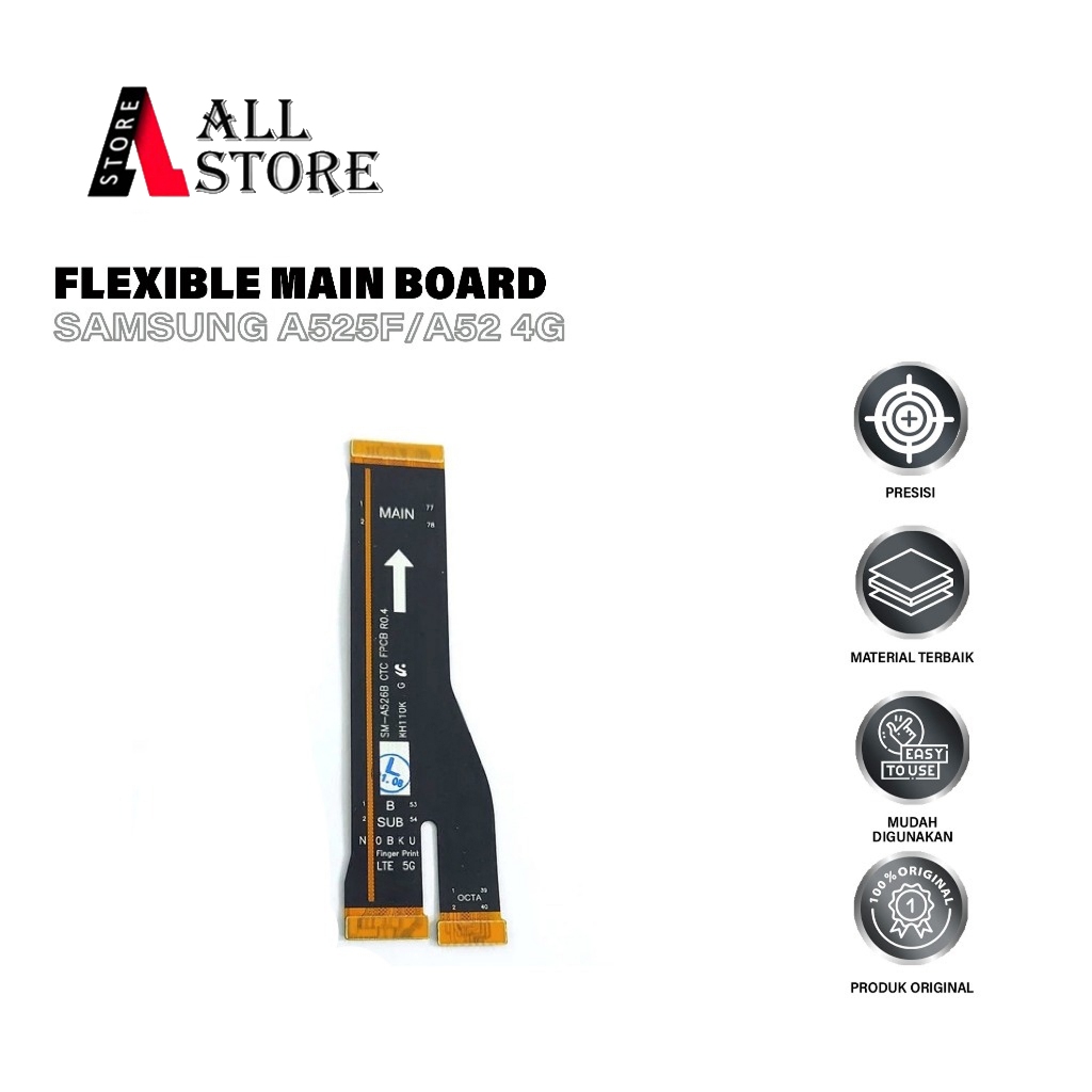 FLEXIBLE BOARD UNTUK SAMSUNG A525F/A52 4G ORIGINAL - MAIN BOARD - SPAREPART HP