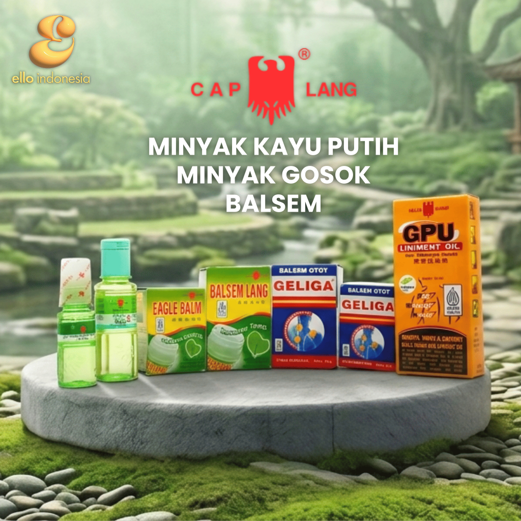 [DISKON FMCG] MINYAK GPU, BALSEM OTOT GELIGA, BALSEM LANG, MINYAK KAYU PUTIH, MINYAK KAYU PUTIH ROLL