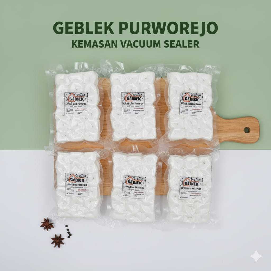 Geblek Pati Mentah 1 Kg Asli Khas Purworejo / Kulon Progo Tanpa pengawet by Dapur Geblek