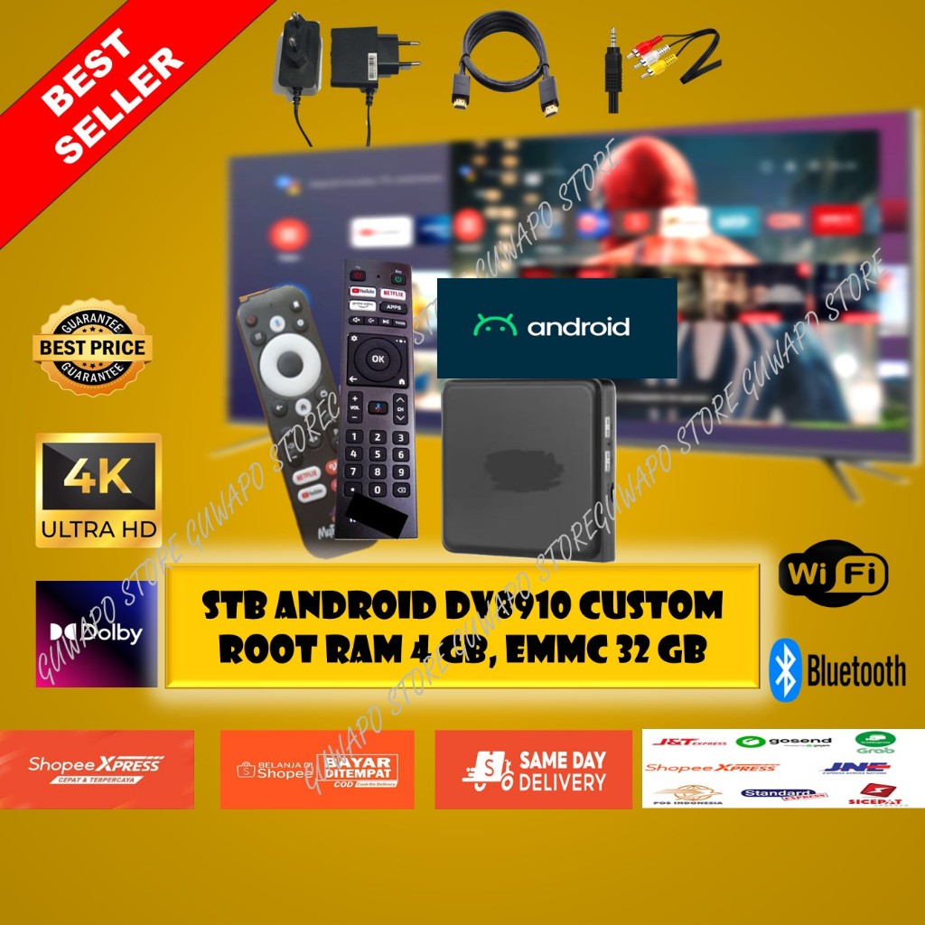STB DV8910 RAM 4/32GB 4K  ROOT Pr3mium