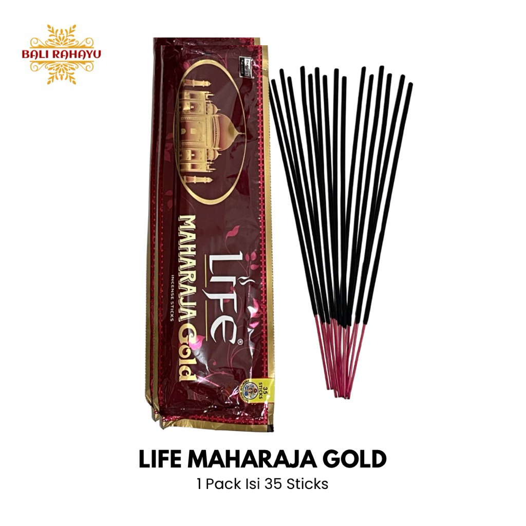 Dupa Darshan - Life : Maharaja Gold [1 Pack isi 35 Stick]
