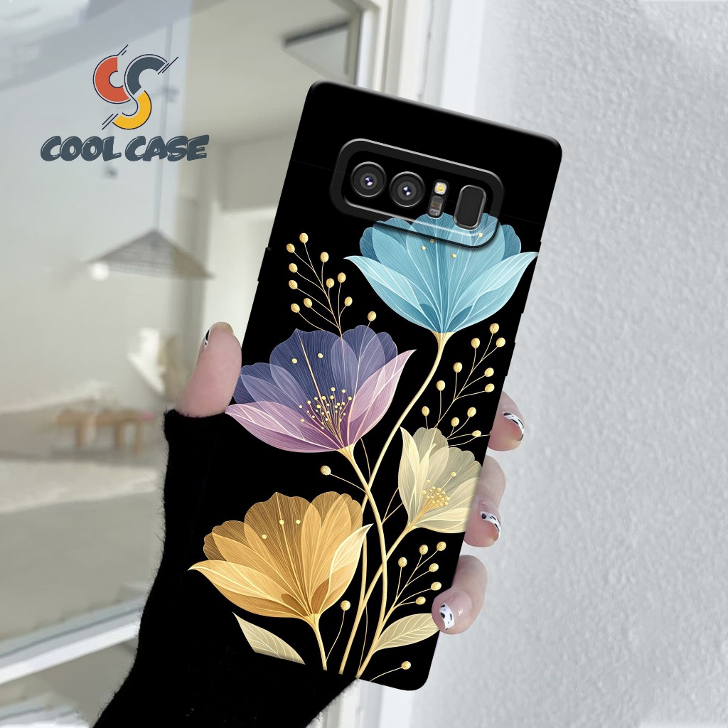 Case Samsung Galaxy Note 8 - Fashion Case Bunga - Softcase Samsung Galaxy Note 8 - Case Pro Camera -