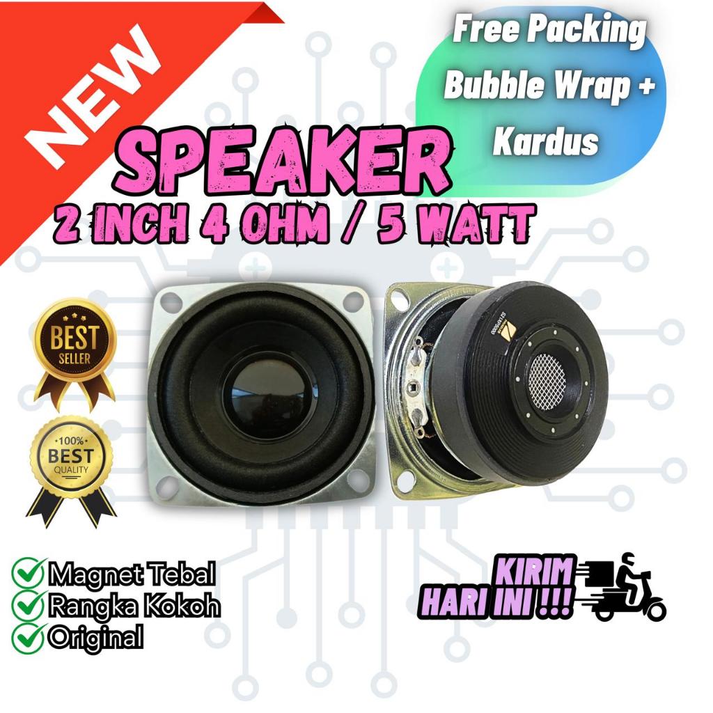 Speaker 2 Inch 4 Ohm 5 Watt Suara Detail Modifikasi
