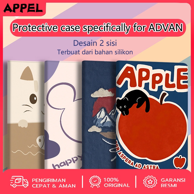 Case For ADVAN Tab A10 10.1" Bahan Lembut tapi Kuat, Double Pattern & Anti GoresADVAN XTab 8" ADVAN 