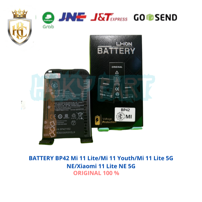 BATERAI BP42  XIAOMI REDMI Mi 11 Lite/Mi 11 Youth/Mi 11 Lite 5G NE/Xiaomi 11 Lite NE 5G  ORIGINAL
