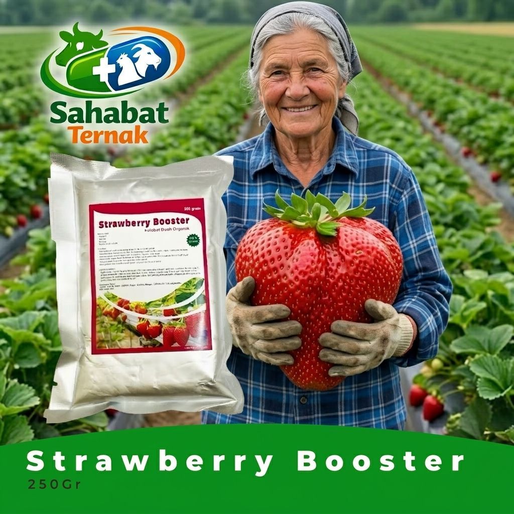 pupuk booster strawberry pupuk perangsang buah melebatkan menyuburkan