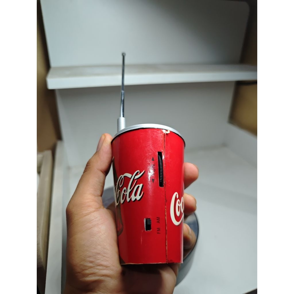 [READY]pajangan koleksi Radio FM coca cola jadul OFF
