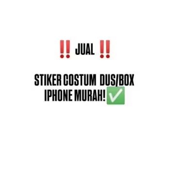 COSTUM STIKER IMEI IPHONE BEBAS REQUEST