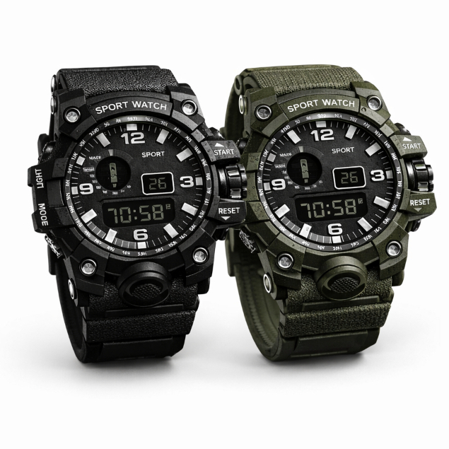 Jam Tangan Pria Sport Tactical Digital Anti Air LED – Jam Outdoor Murah Keren Bisa COD